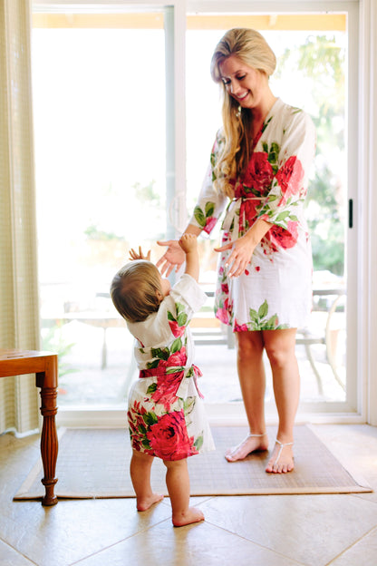 Baby Mommy Matching Robe Kimono Robes